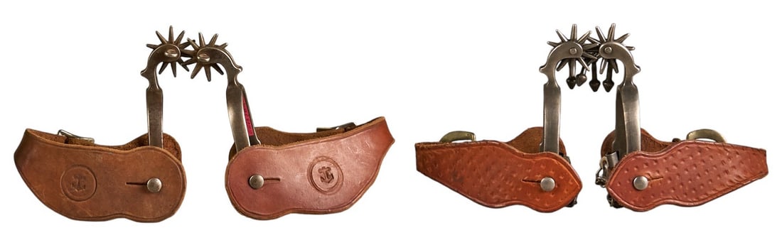 (2) Pairs of Cowboy Spurs (1 of 7)