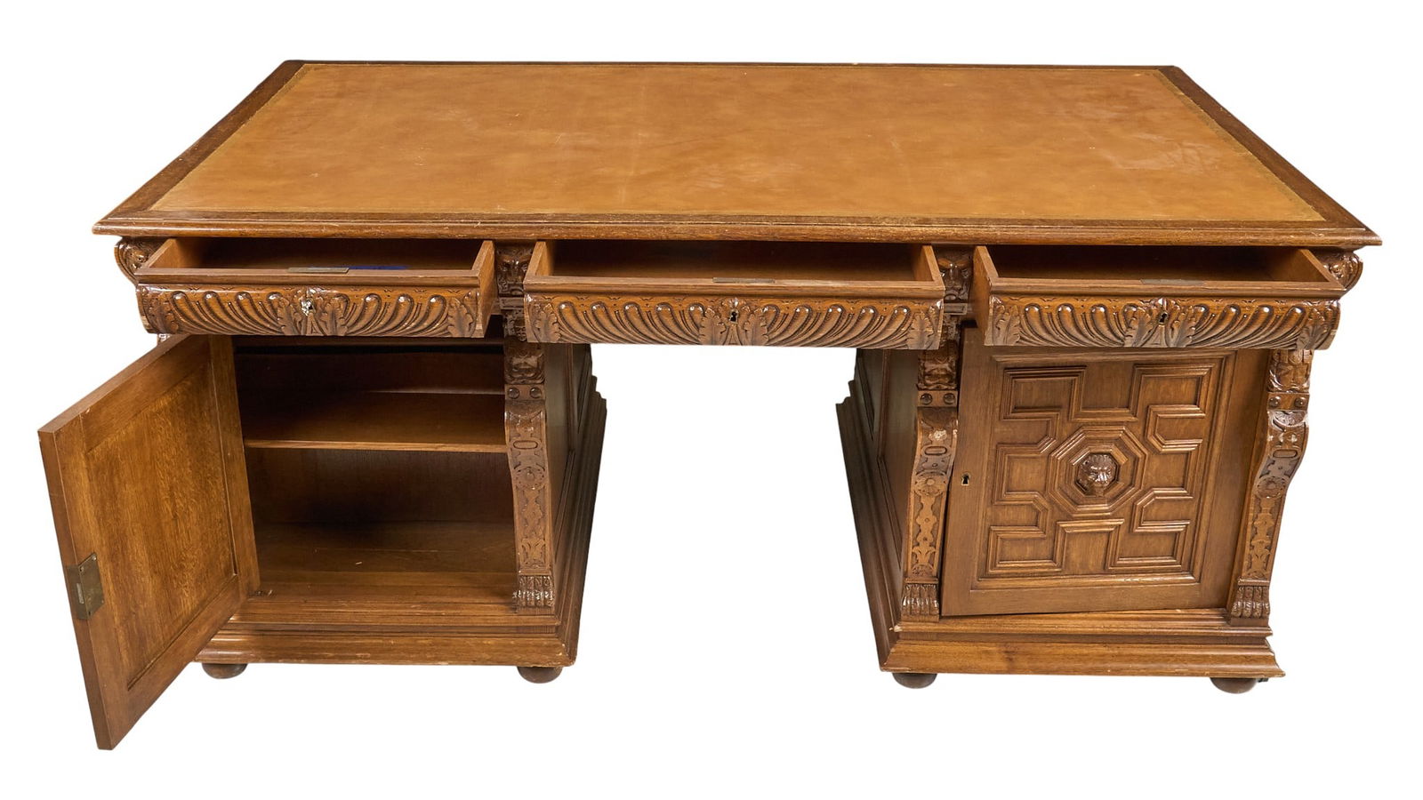 Oak Partners' Desk - 3