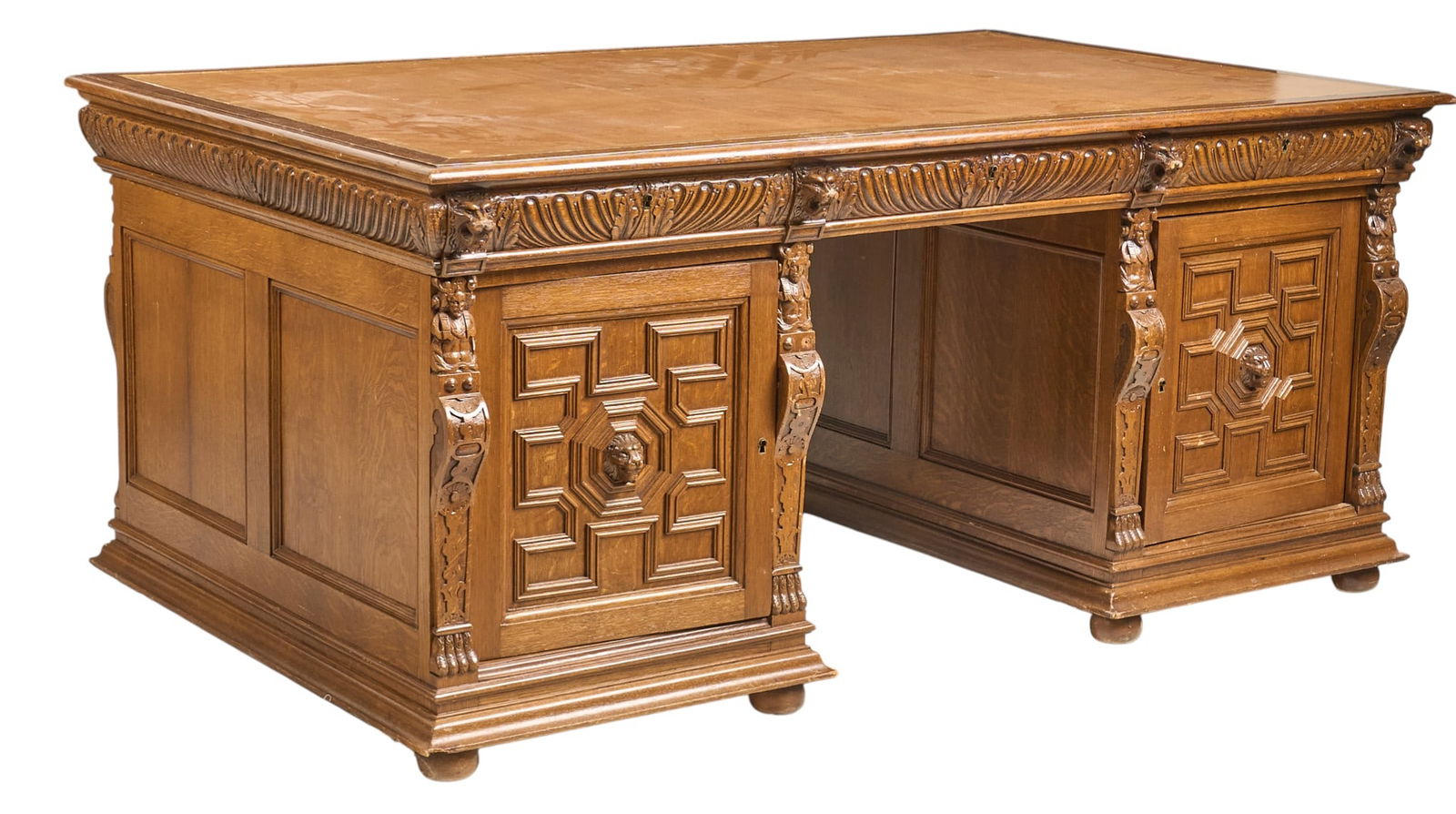 Oak Partners' Desk - 4