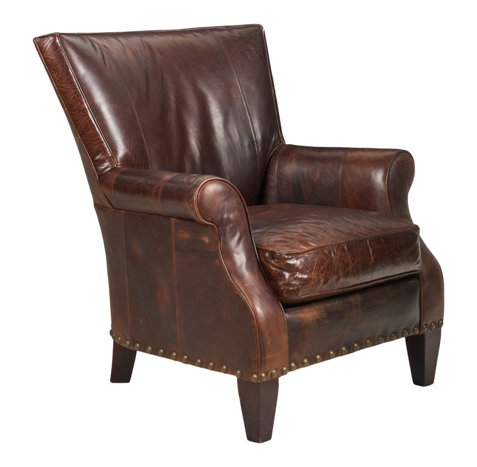 Hill Country Furniture Leather Armchair (1 of 4)