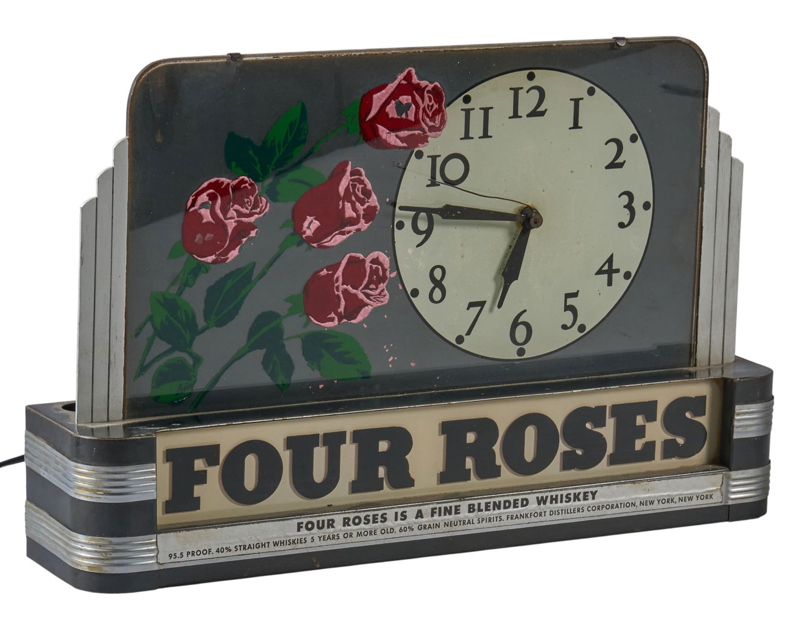 Four Roses Whiskey Clock - 3