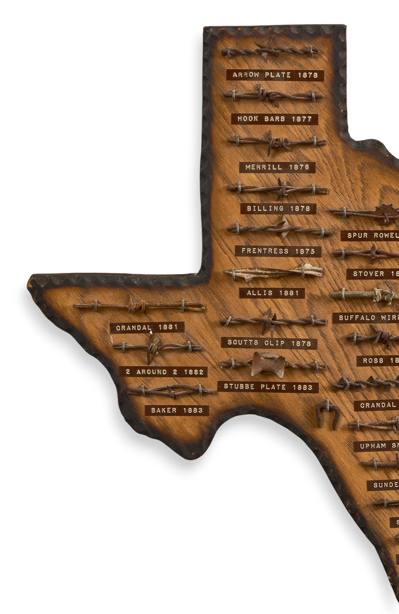 Texas Barbed Wire Display - 3