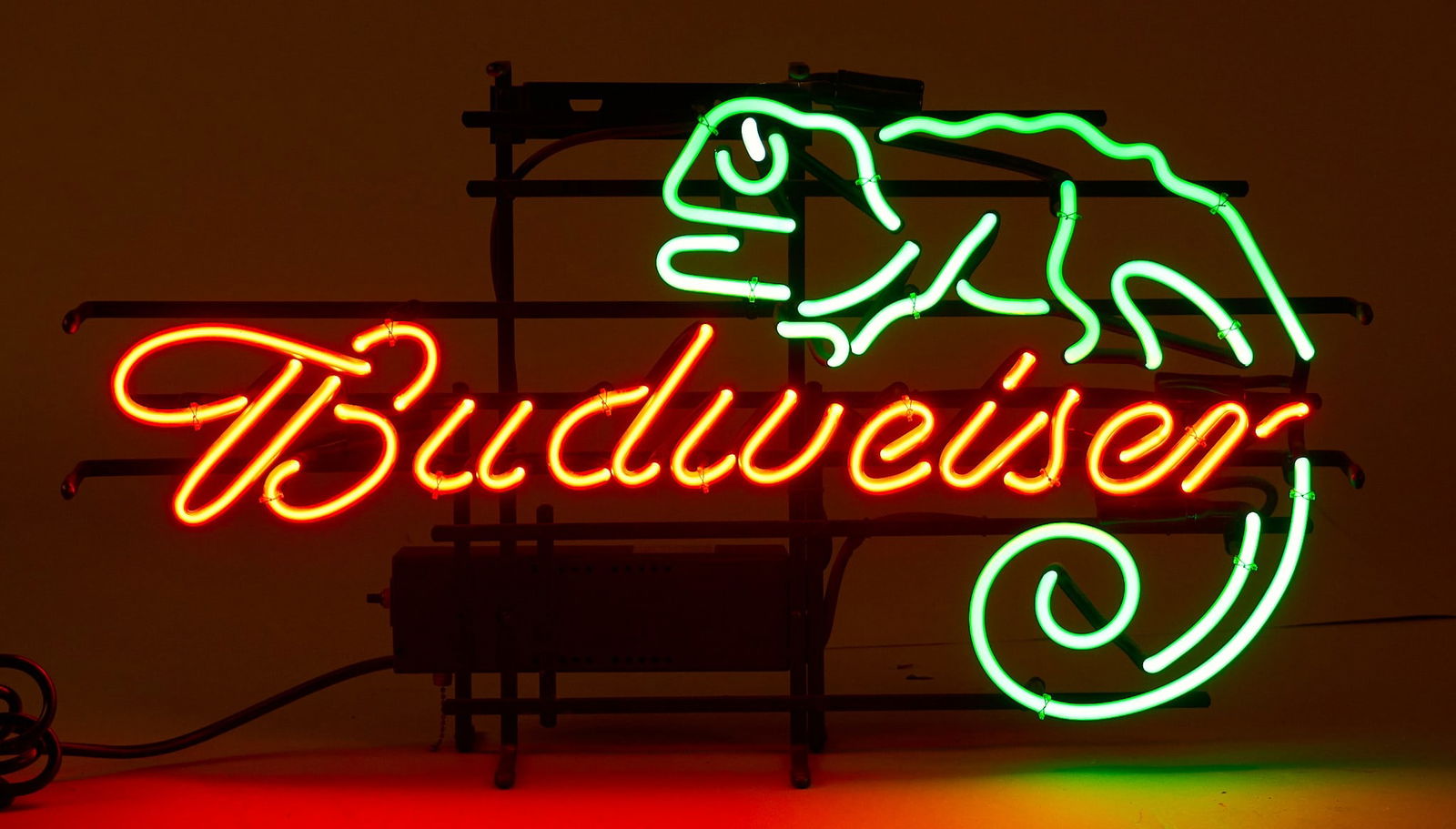 Budweiser Beer Neon Sign, 2000 (1 of 4)