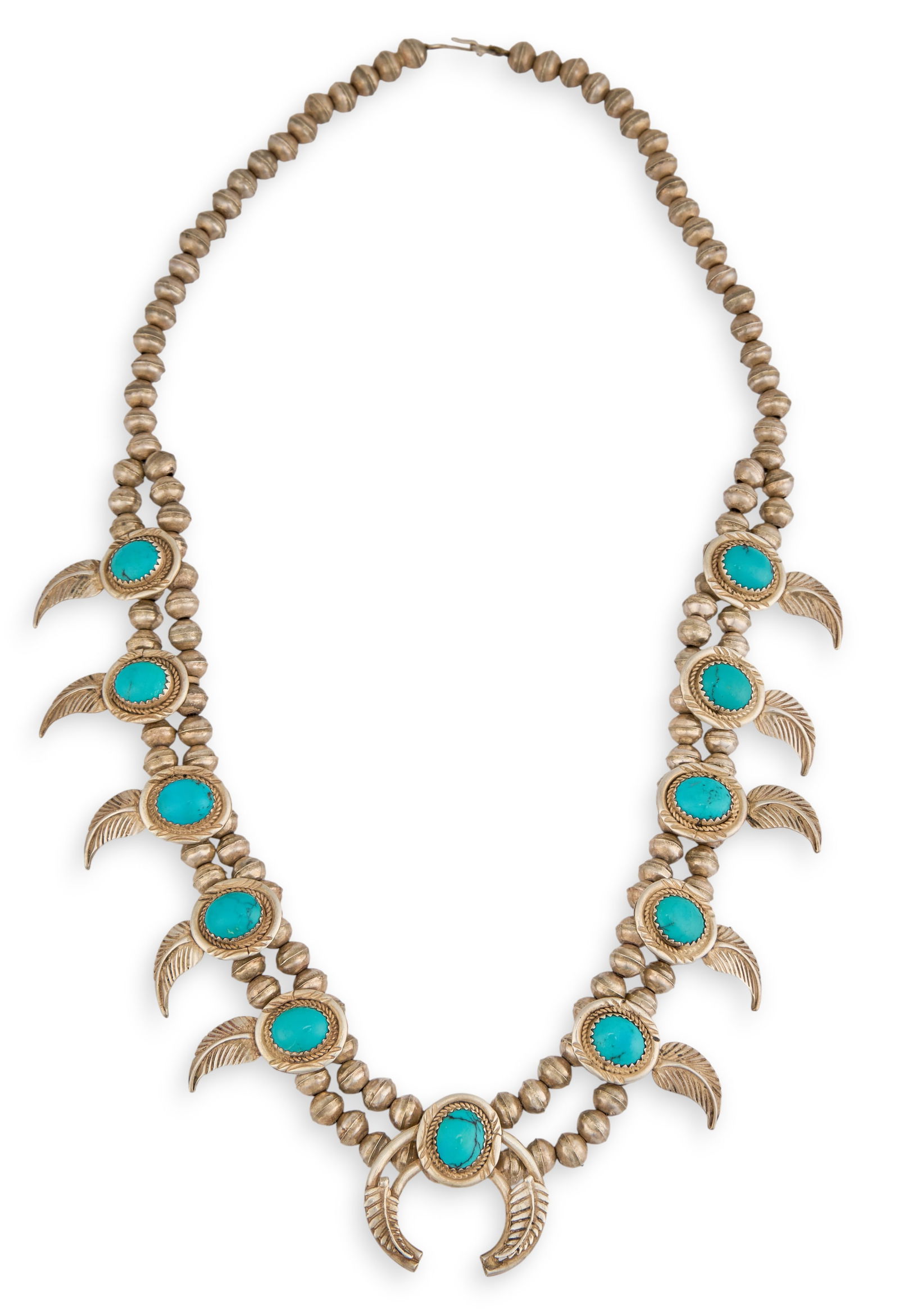 Sterling & Turquoise Feather Necklace (1 of 4)
