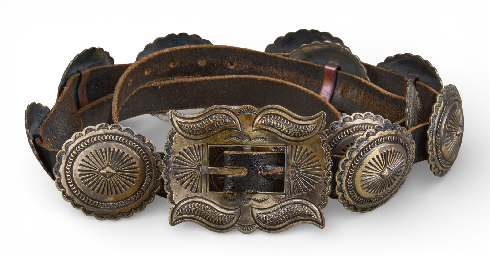 Sterling Silver Concho Belt (1 of 7)