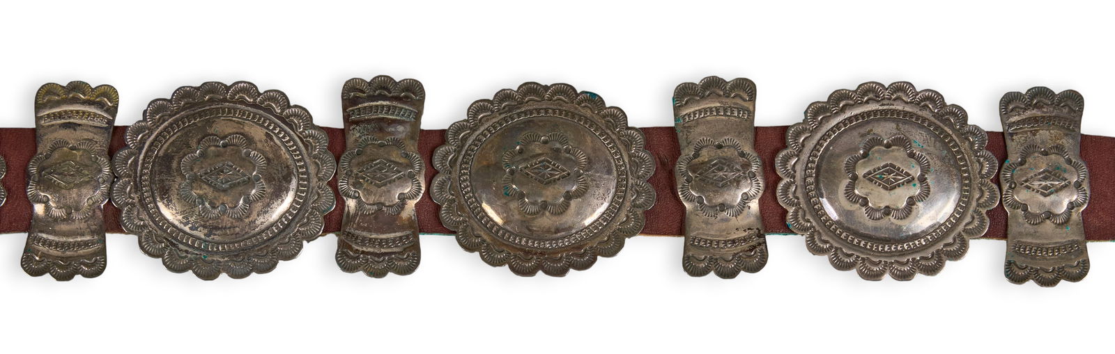 Silver Concho Belt - 5