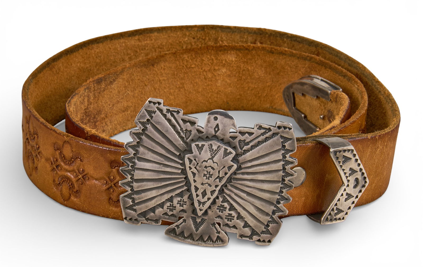 Adrienne Teeguarden, Western Belt with Sterling Buckle (1 of 9)