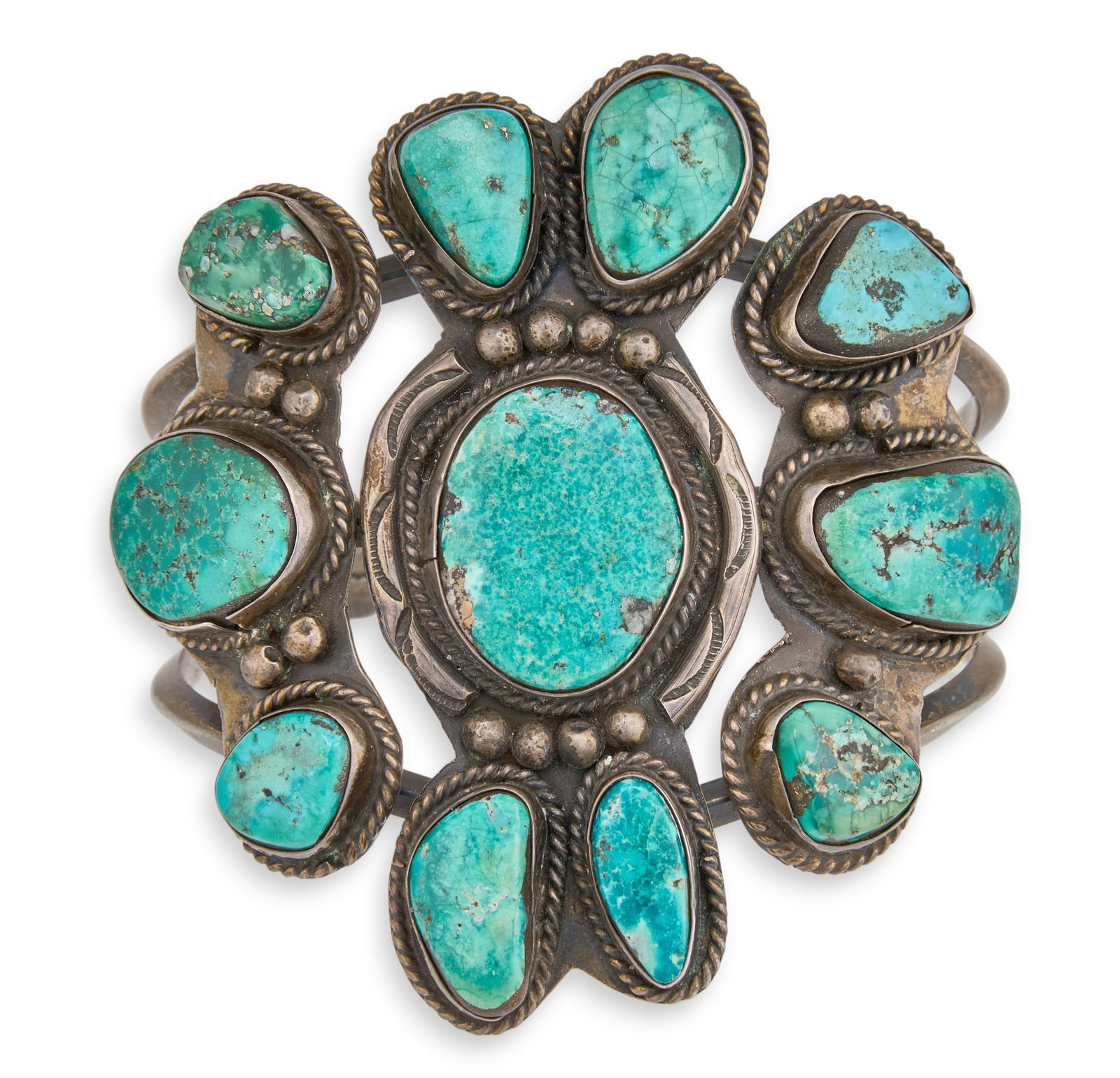 Sterling & Turquoise Cuff (1 of 4)