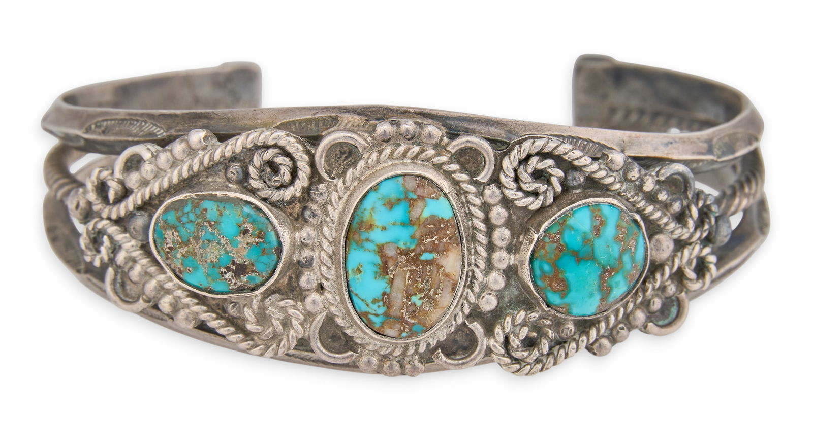 Sterling & Turquoise Cuff Bracelet (1 of 3)