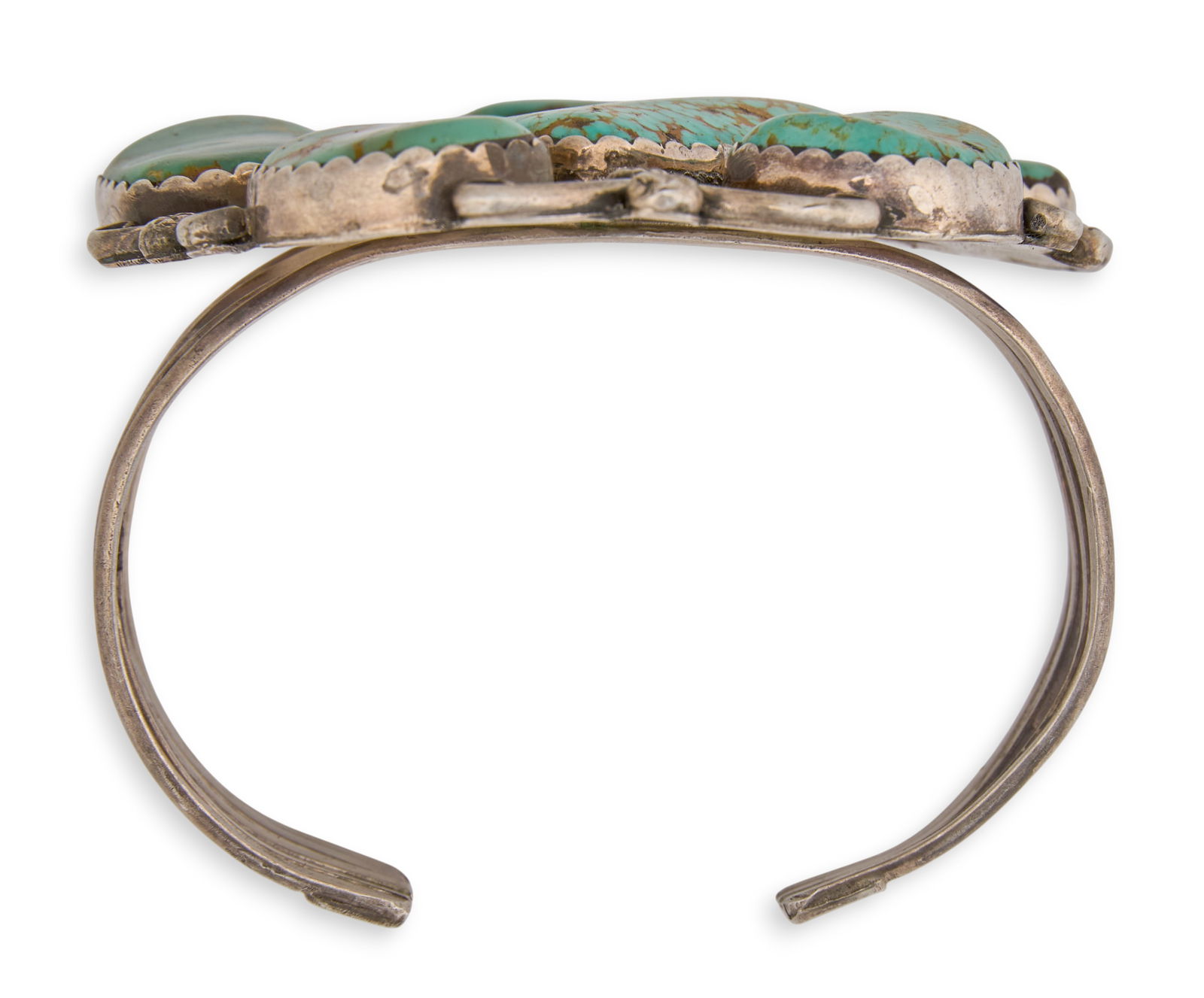 Sterling Silver & Turquoise Cuff - 3