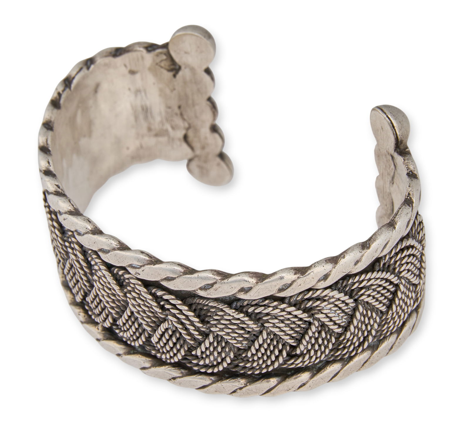 Mexican Sterling Silver Cuff - 2
