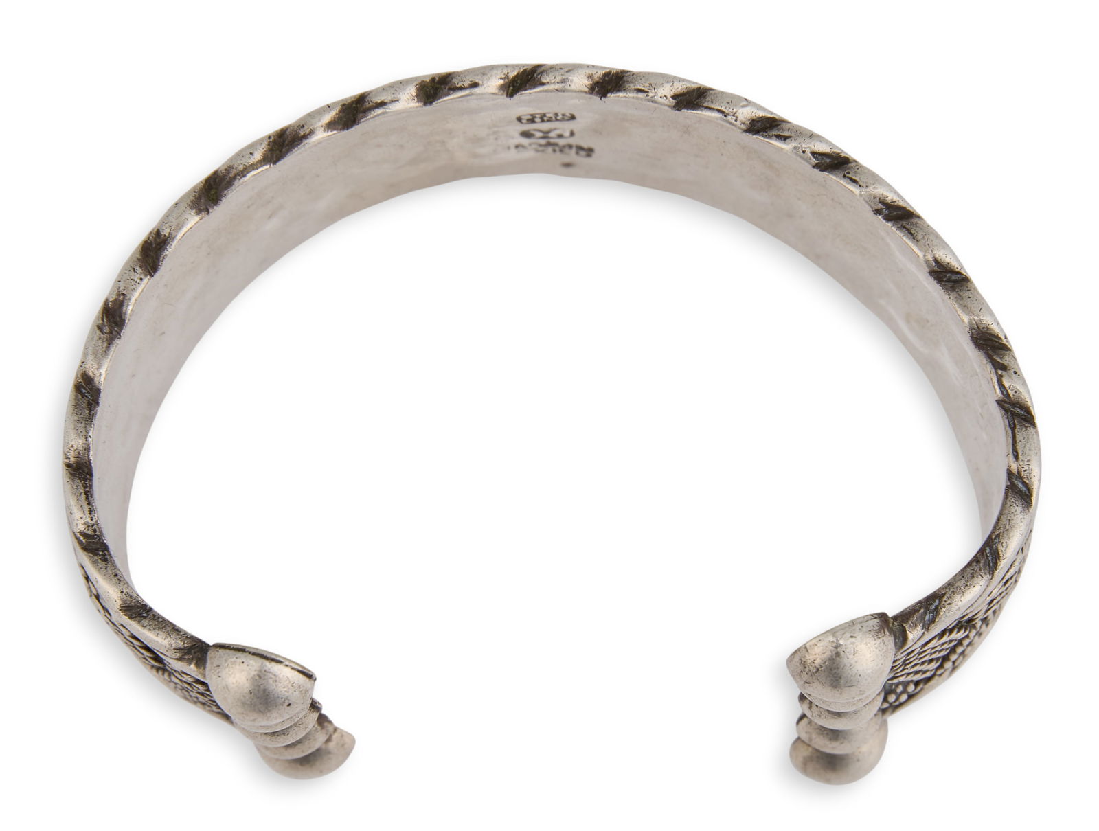 Mexican Sterling Silver Cuff - 3