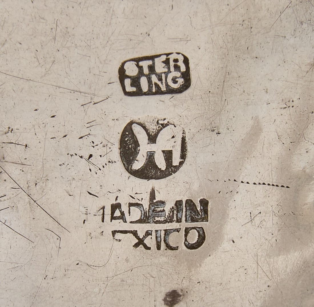 Mexican Sterling Silver Cuff - 5