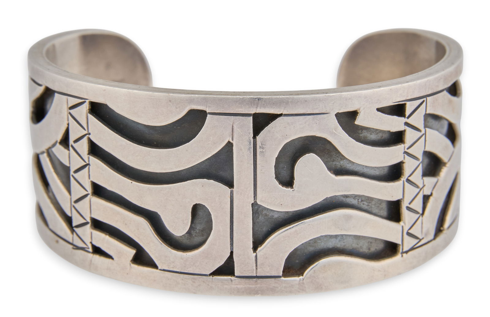 Mexican Sterling Silver Cuff (1 of 5)