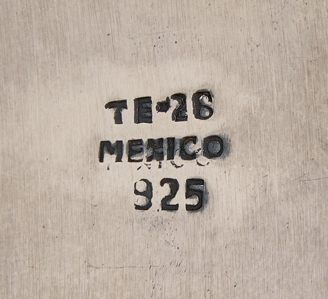 Mexican Sterling Silver Cuff - 5