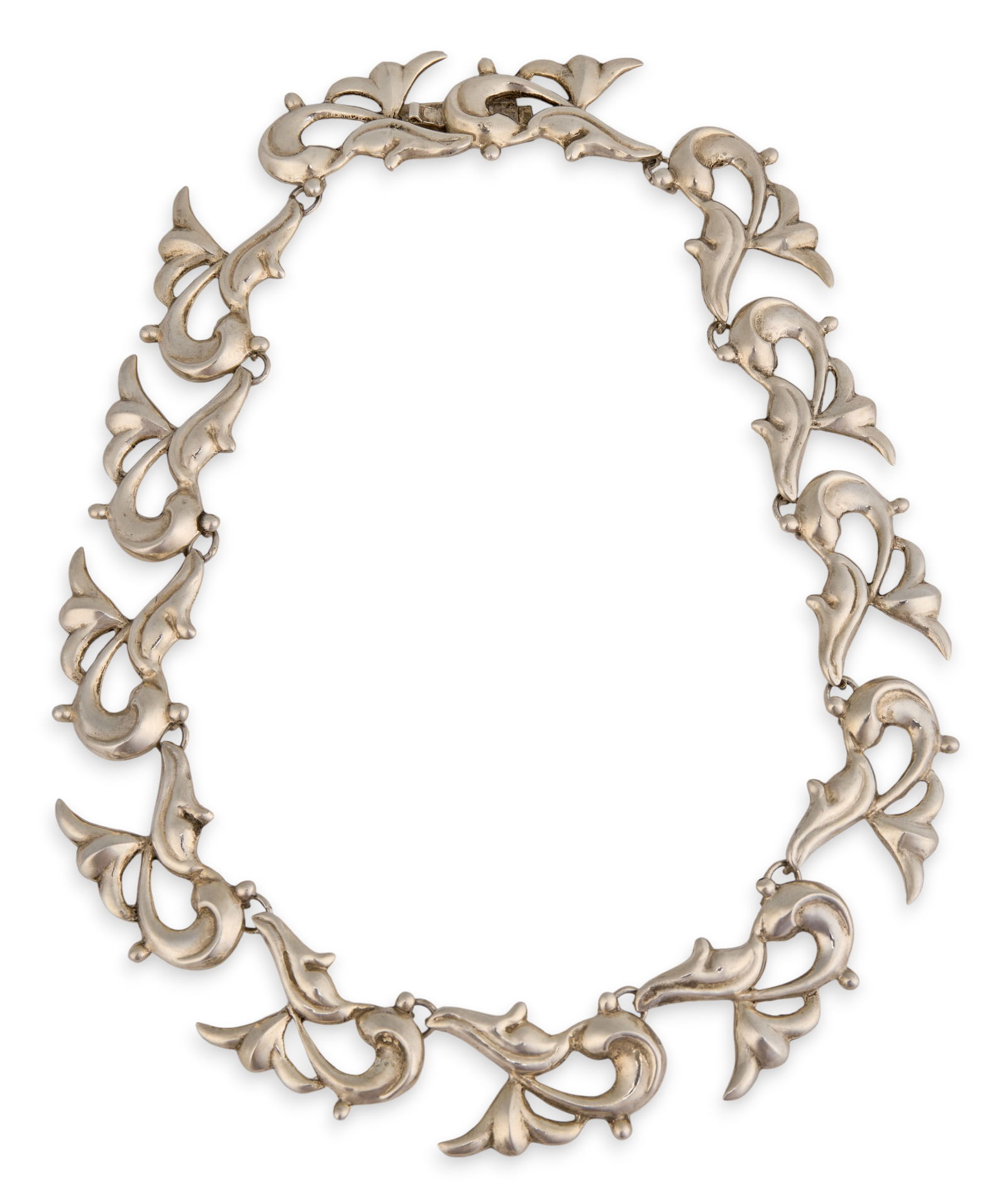 Johanna Van Ryn, Sterling Fancy Link Necklace (1 of 3)