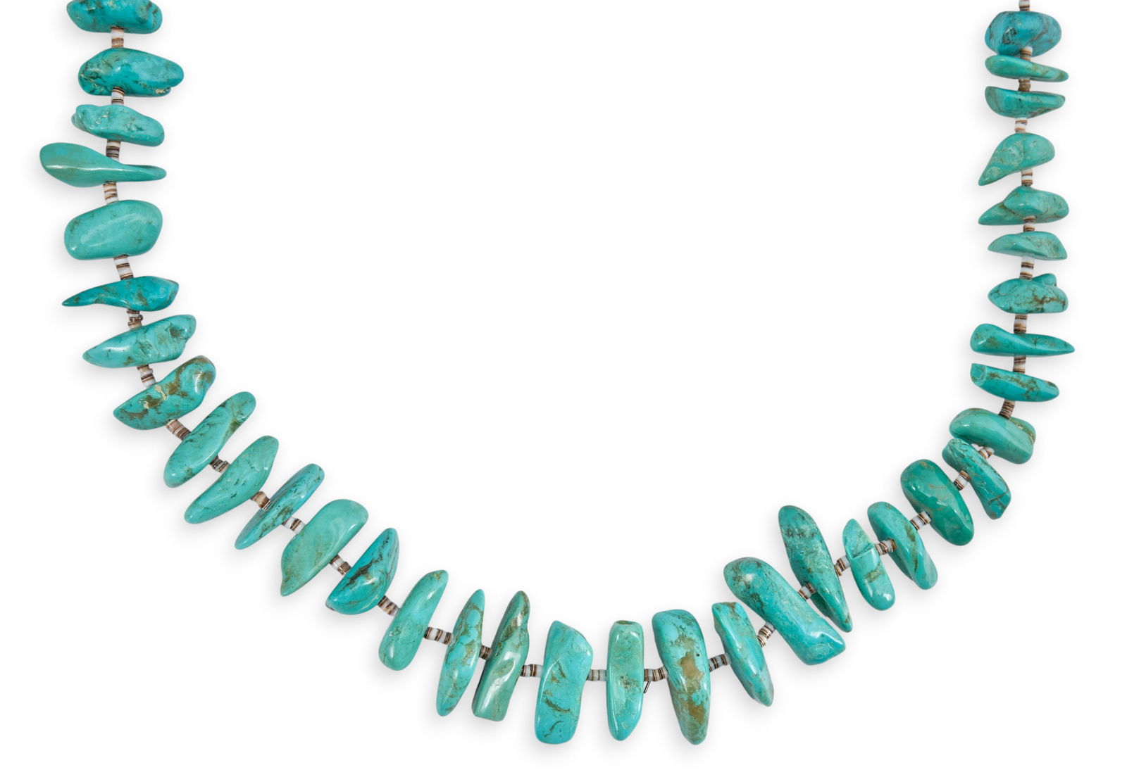 (2) Beaded Turquoise & Shell Necklaces - 3