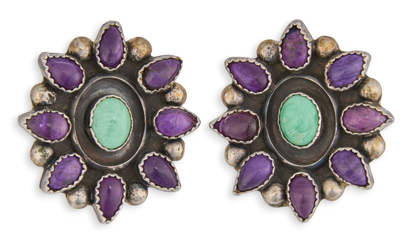 Sterling Silver Multi-Gemstone Earrings (1 of 2)