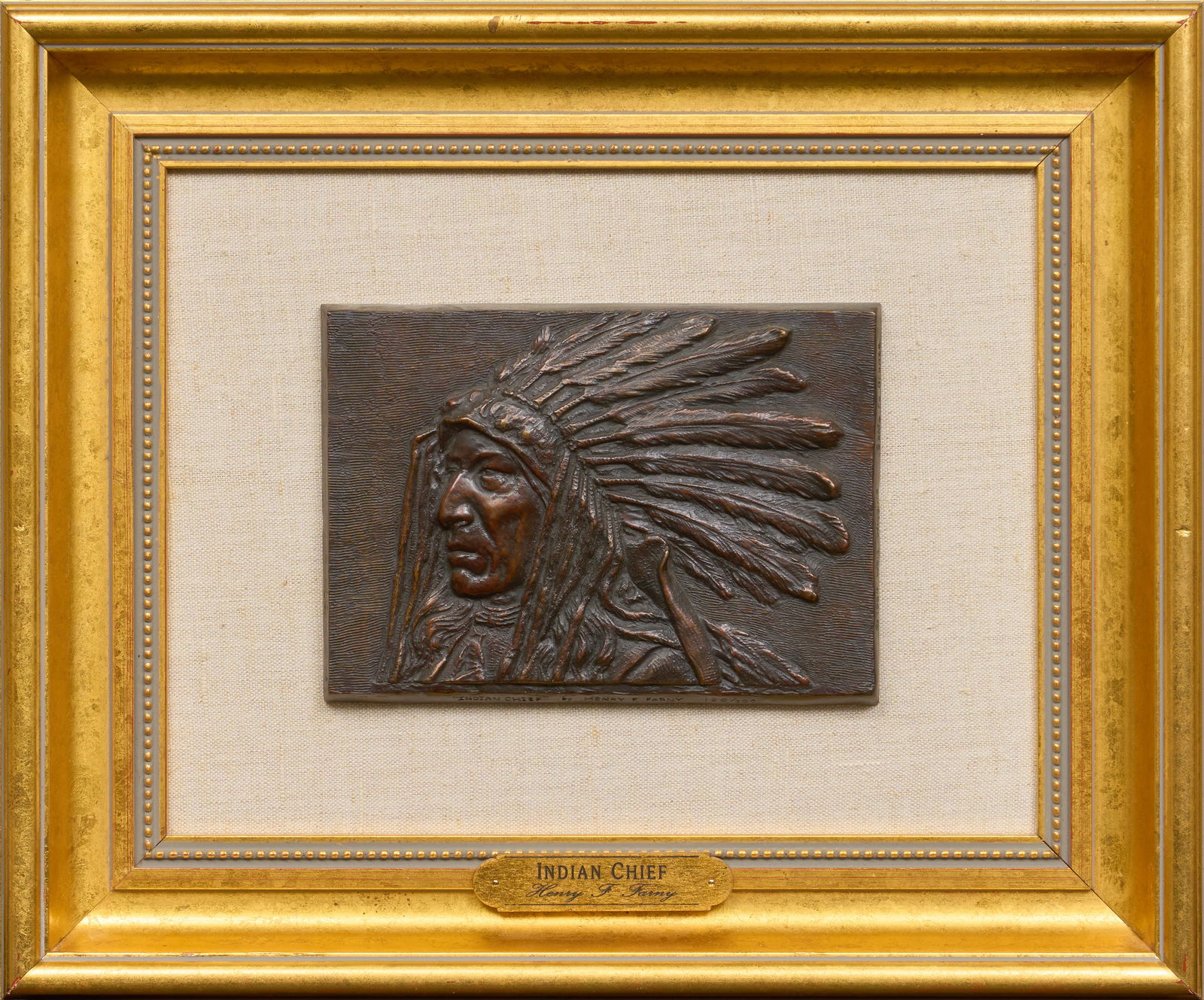 Henry Farny, "Indian Chief" (1 of 5)