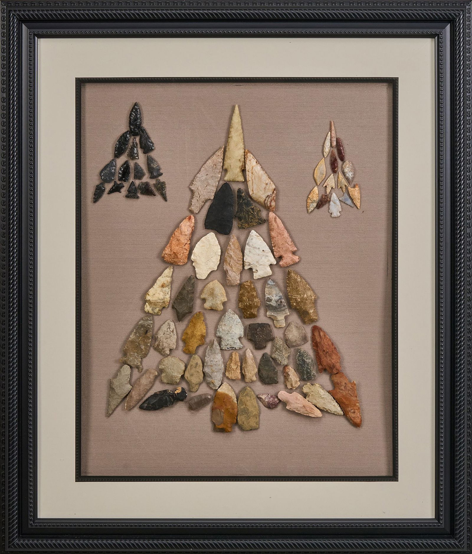 "Native Game Tools" Framed Arrowhead Display (1 of 5)
