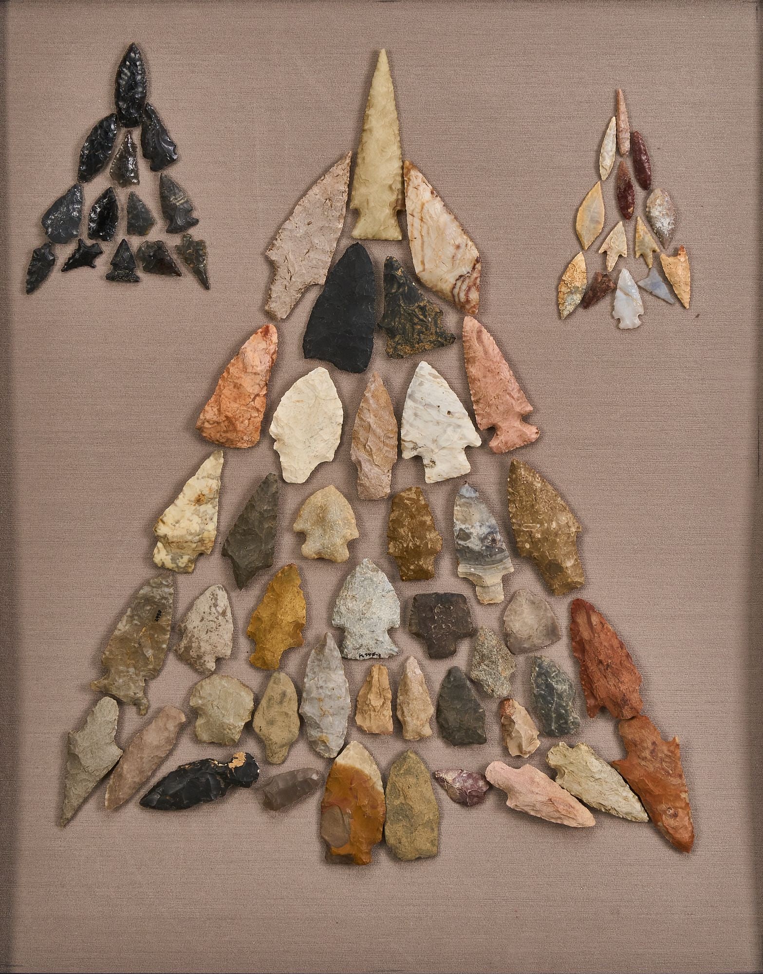"Native Game Tools" Framed Arrowhead Display - 2