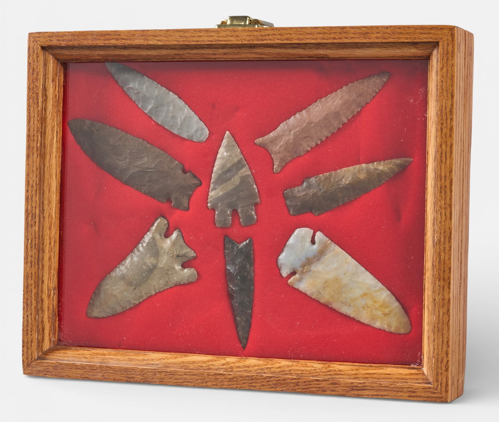 Framed Collection of Projectile Points (1 of 4)
