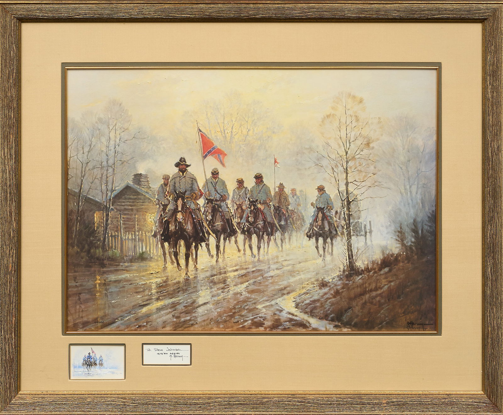 G. Harvey, "Jeb Stuart's Return" with Remarque - 3