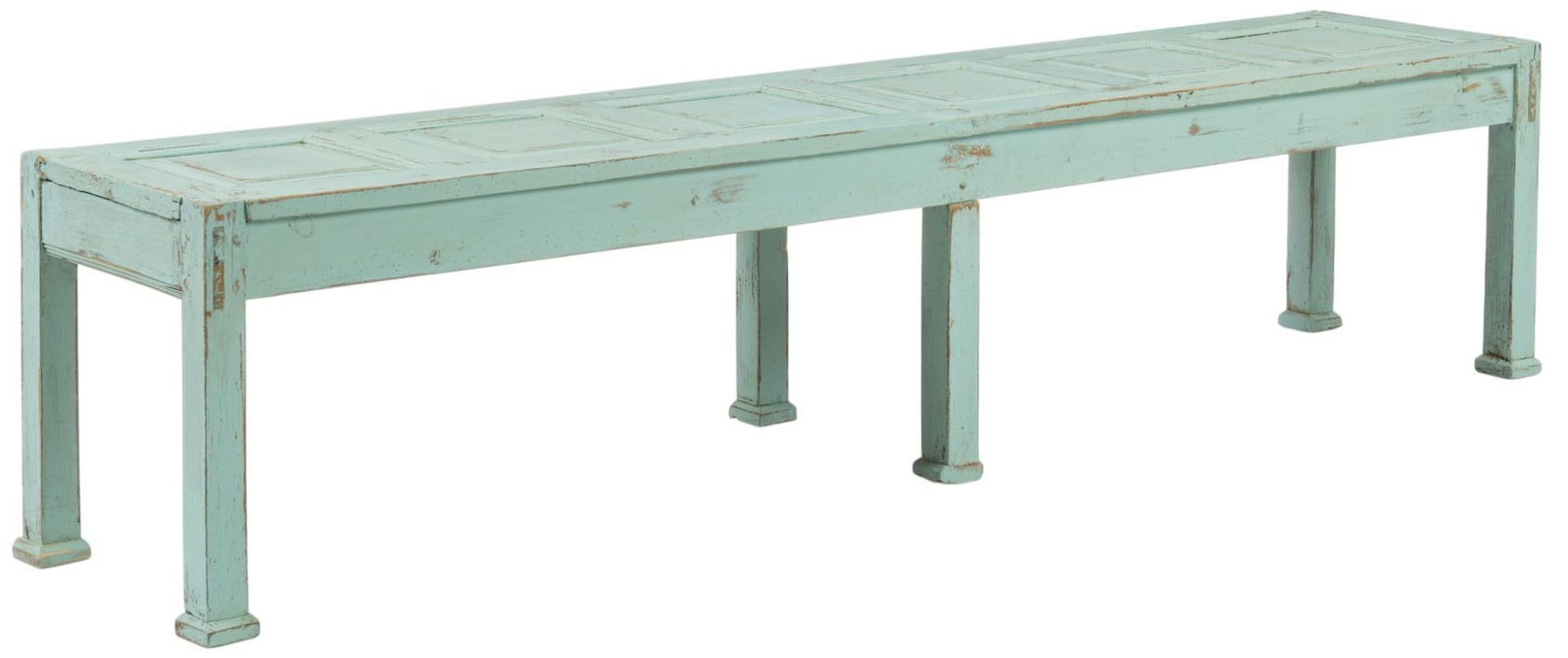 Rustic Painted Bench (1 of 1)