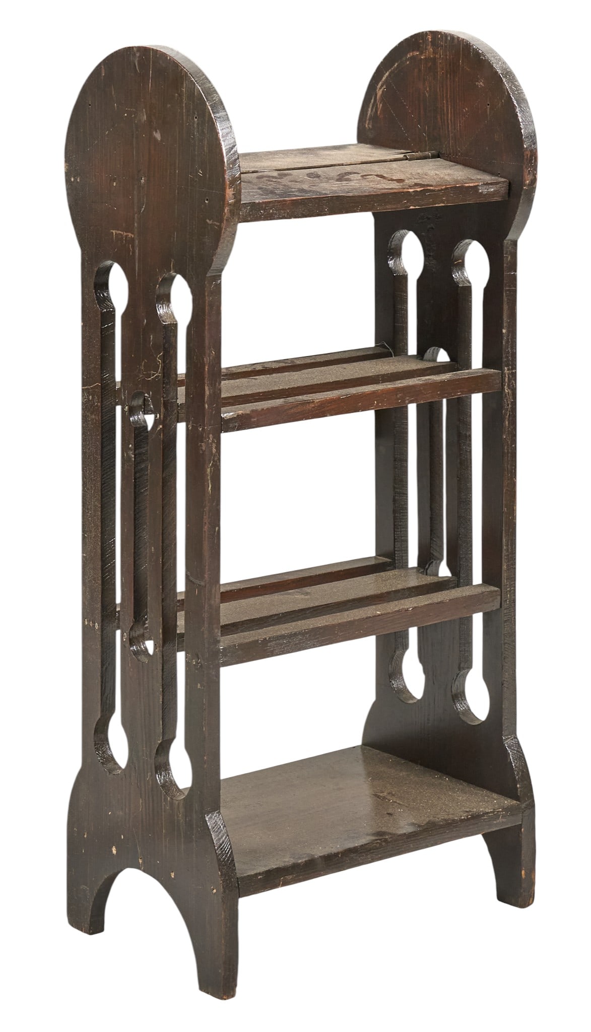 Arts & Crafts Style Wooden Storage Rack (1 of 3)