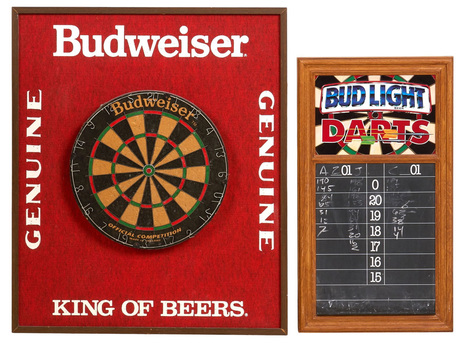Budweiser & Bud Light Dart Boards (1 of 5)