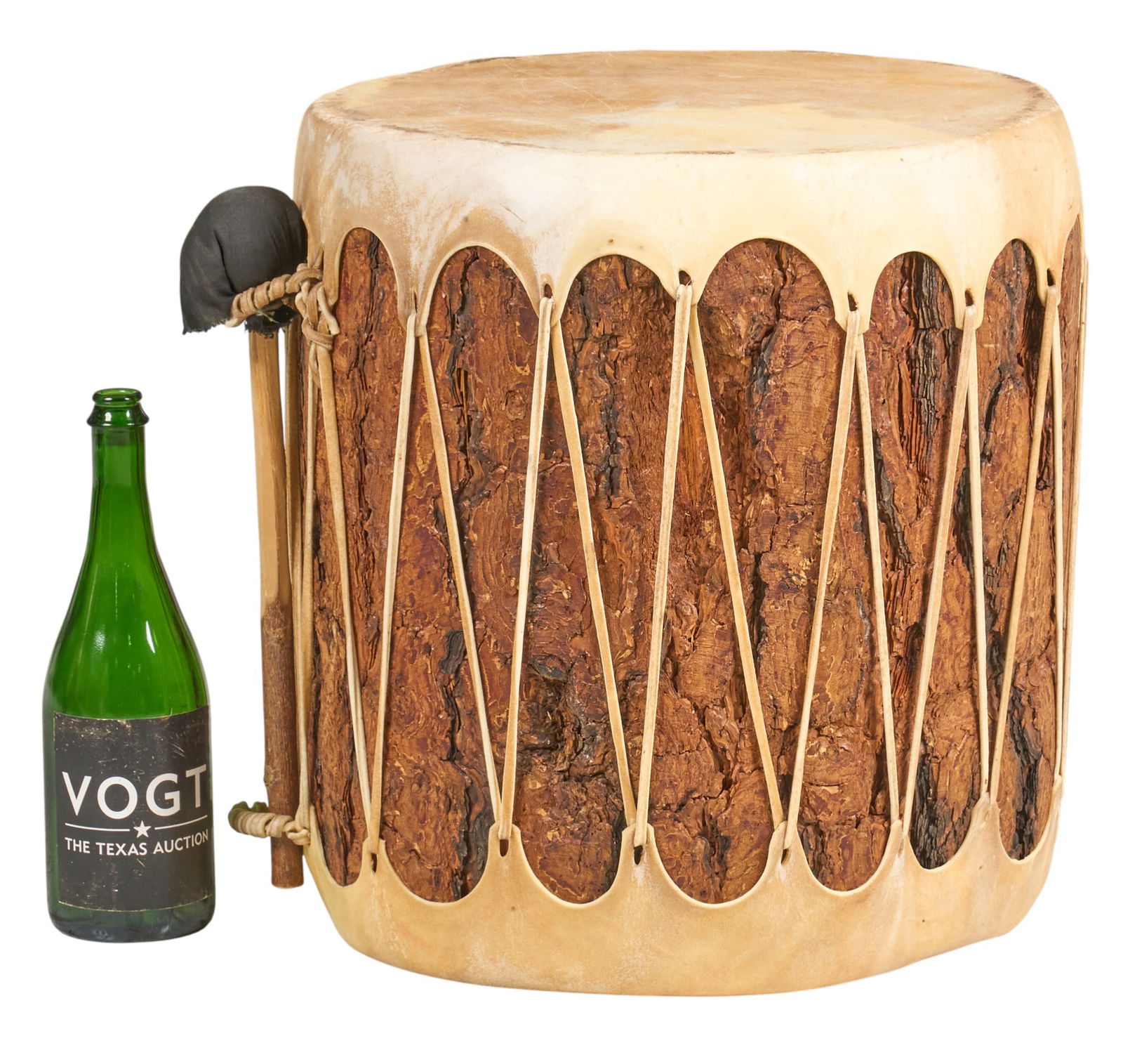 Hide Drum with Drumsticks - 2