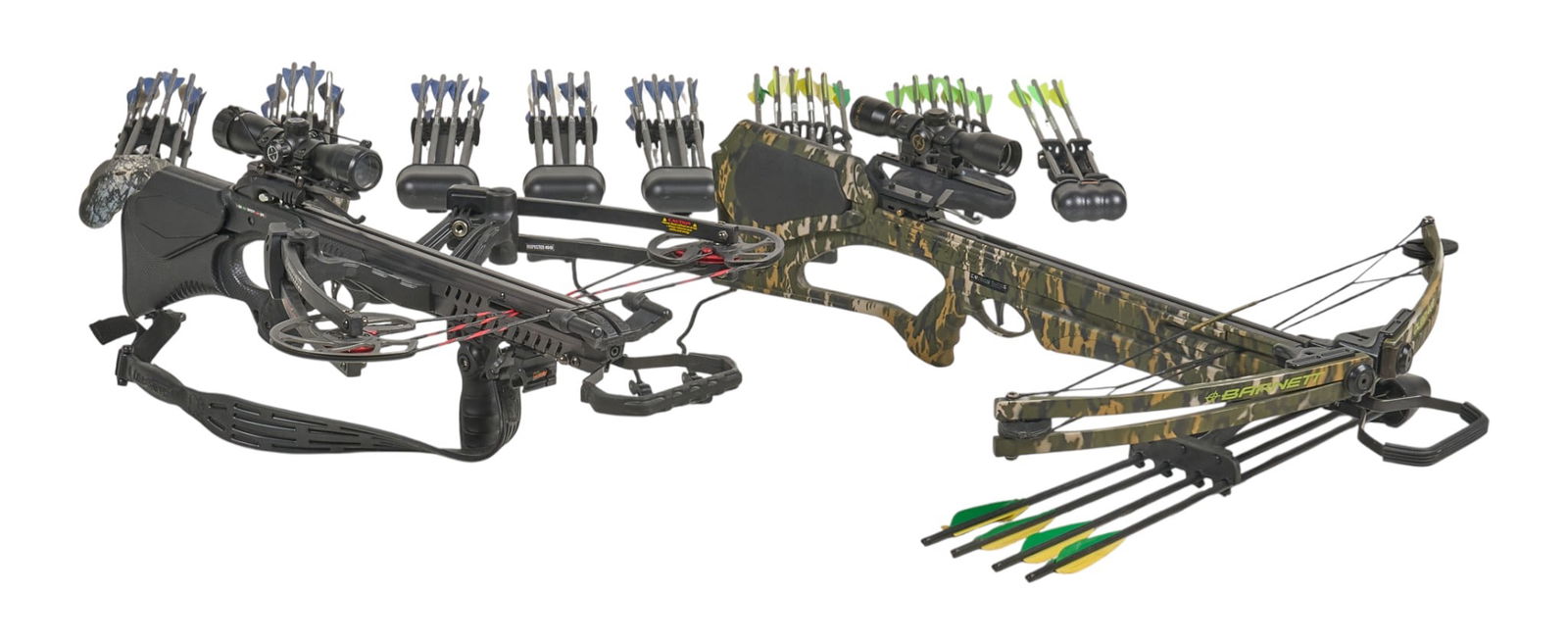 Pair of Barnett Crossbows with Bolts (1 of 5)