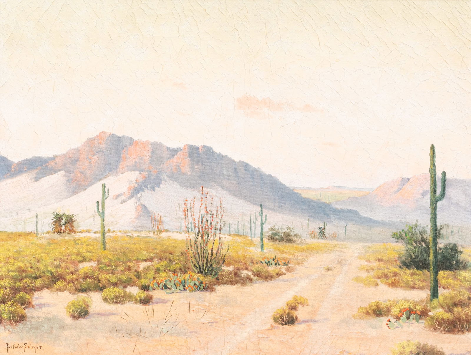 Porfirio Salinas, Desert Landscape (1 of 4)