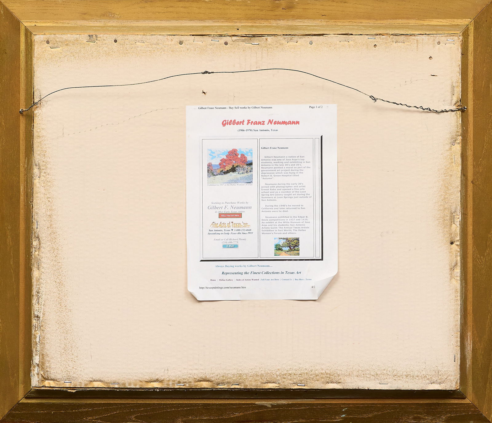 Gilbert Neumann, Fall Landscape - 4