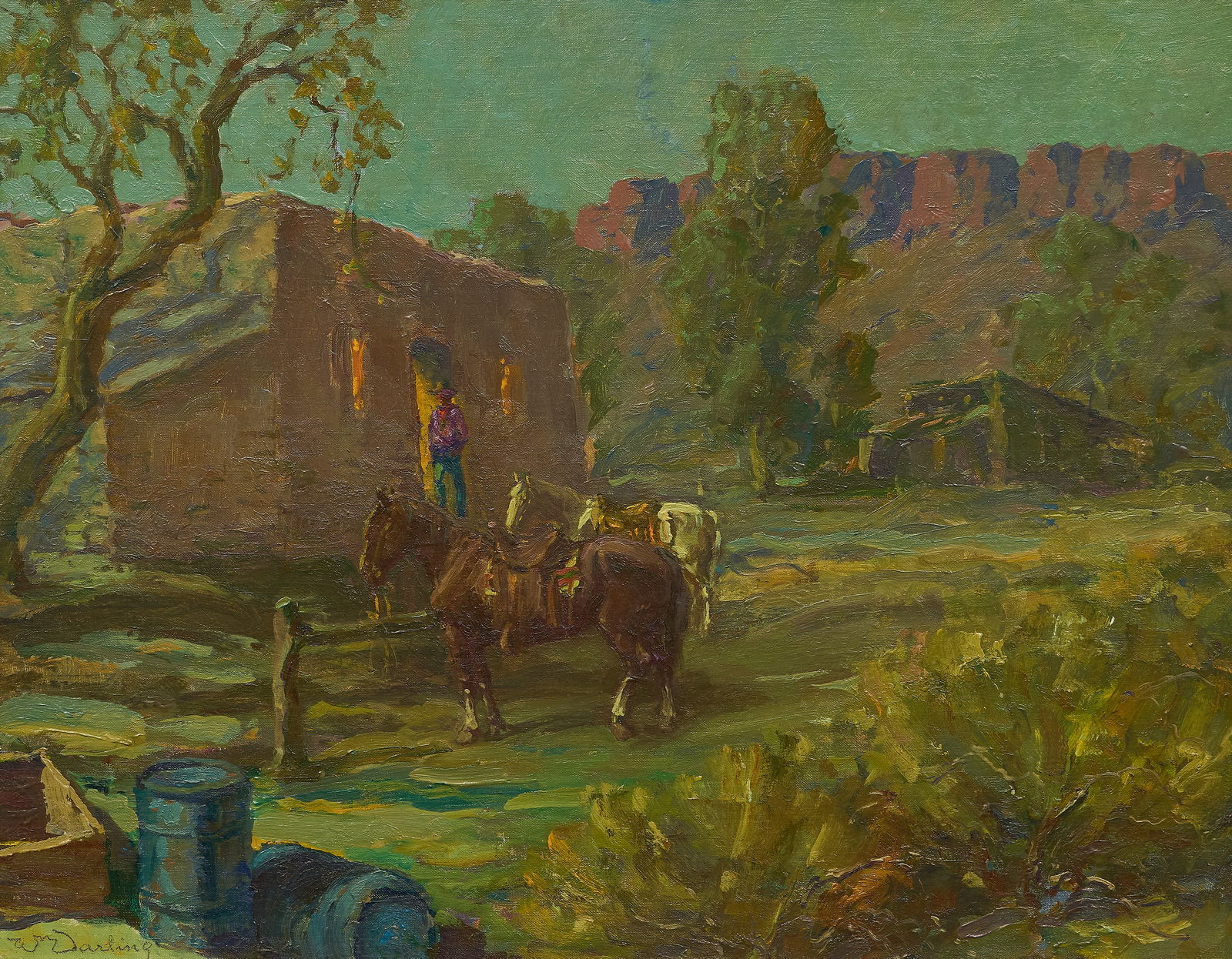 William Darling, "Trading Post", 1948 (1 of 4)