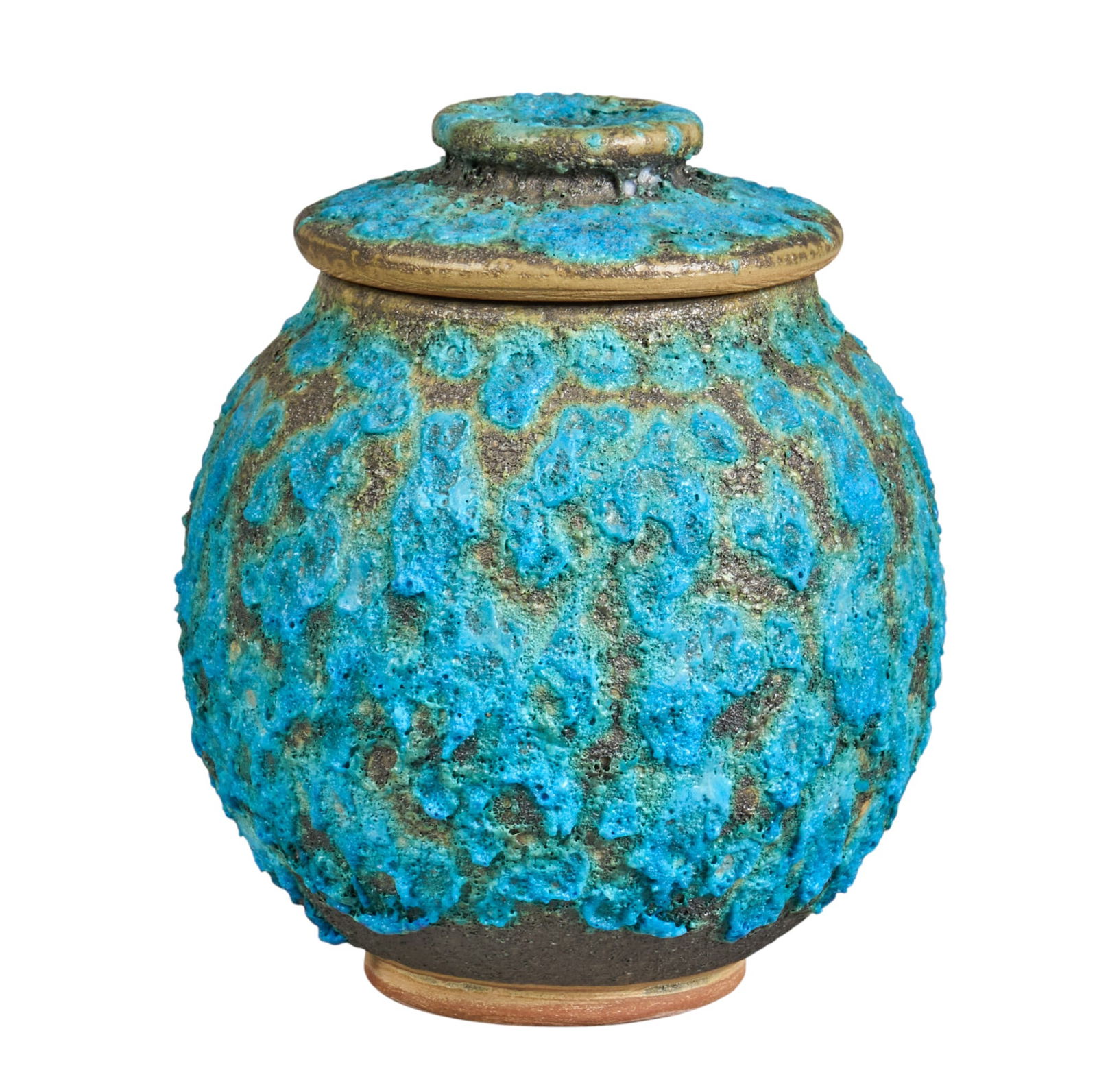 Harding Black, Lava Glaze Jar, 1981 (1 of 7)