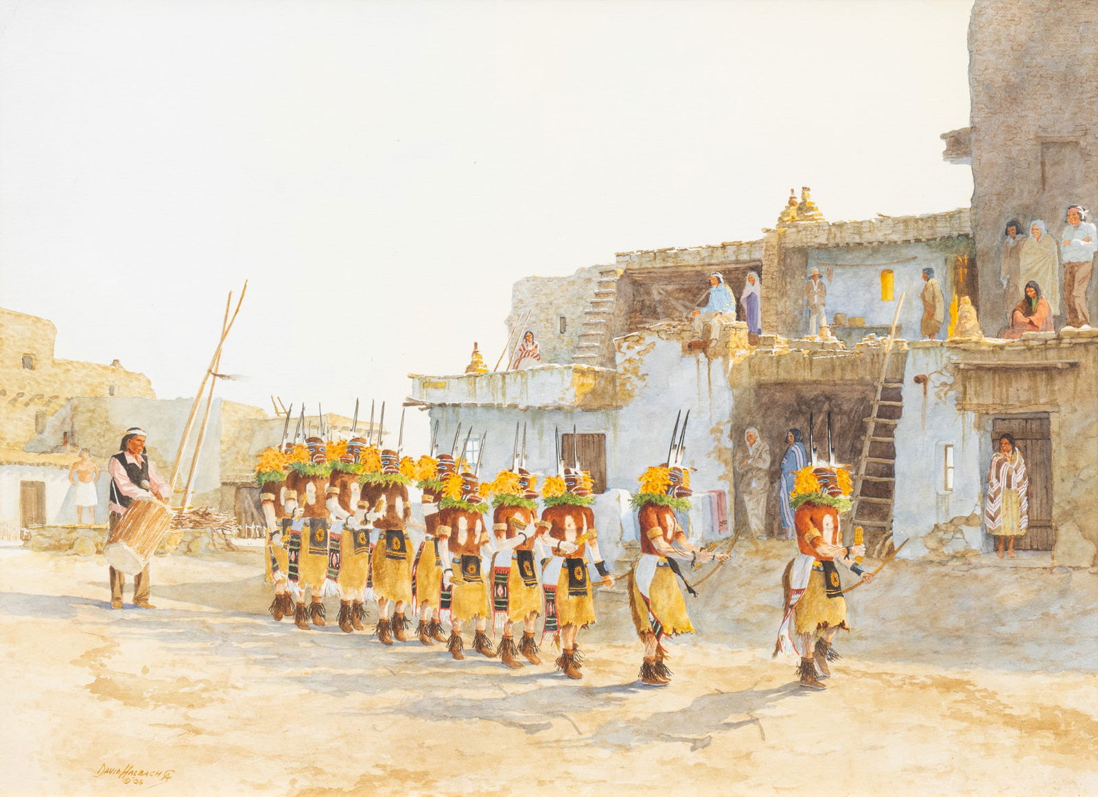 David Halbach, "Laqan (Squirrel)": David Halbach (Arizona / California, b. 1931), "Laqan (Squirrel)", with Cowboy Artists of America 41st Annual Sale & Exhibition label on the verso, hosted at the Phoenix Art Museum