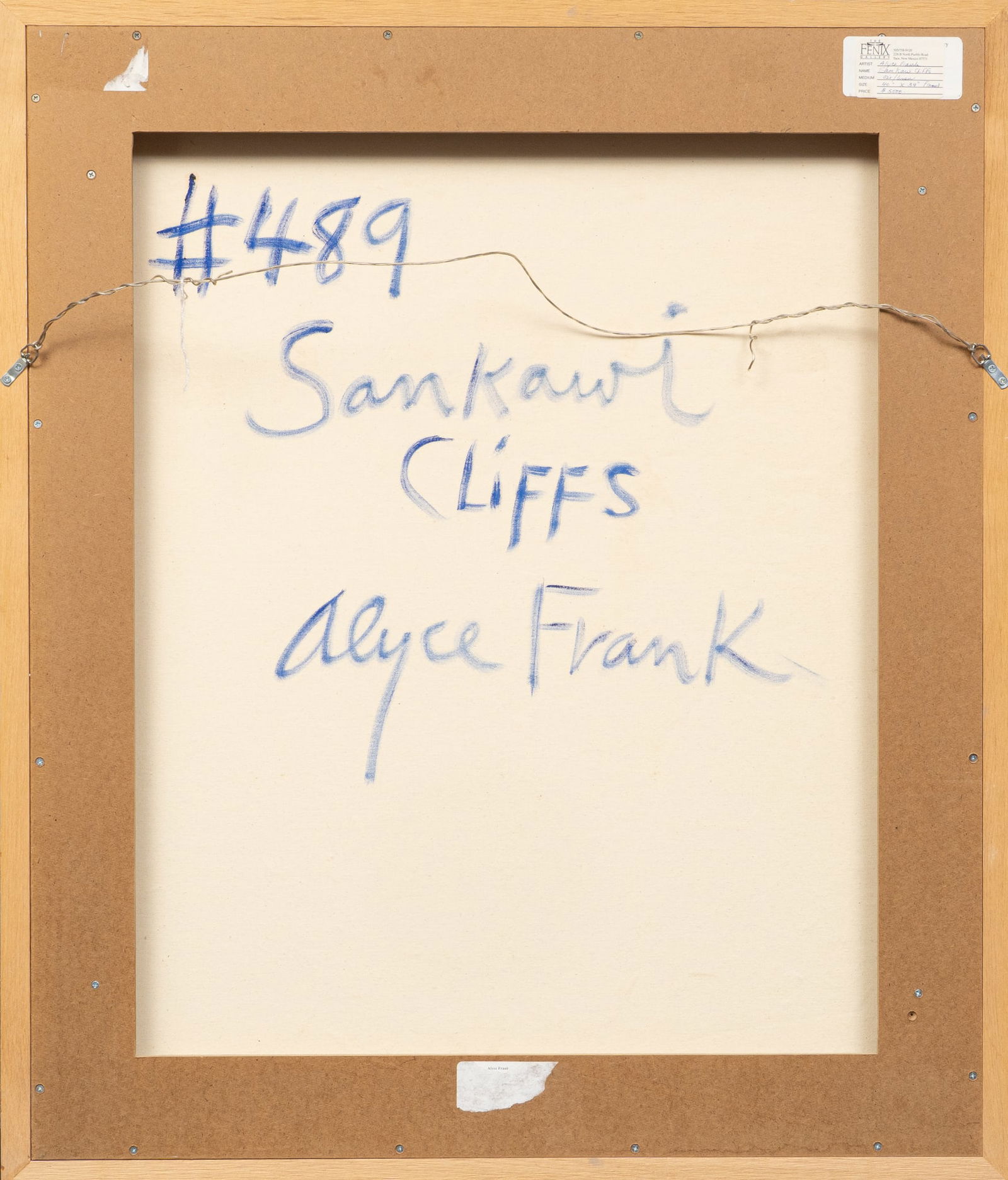 Alyce Frank, "Sankawi Cliffs" - 4