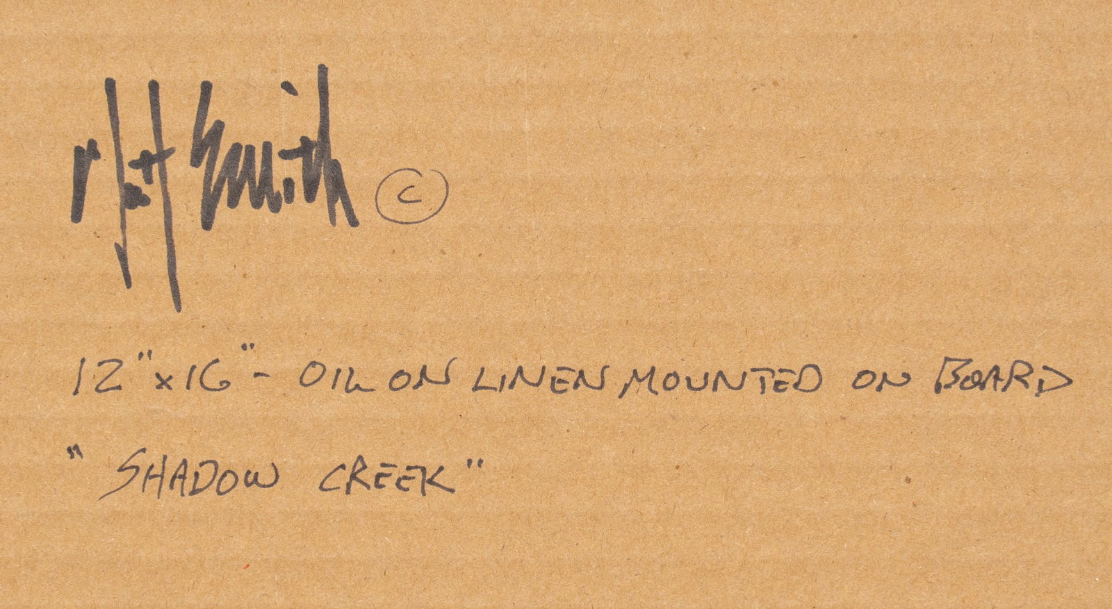 Matt Smith, "Shadow Creek" - 6