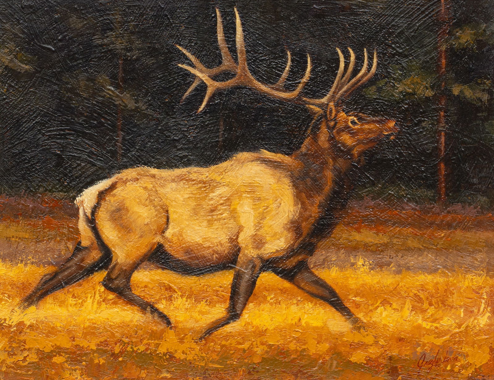 Greg Wilson, "Bull Elk" (1 of 5)