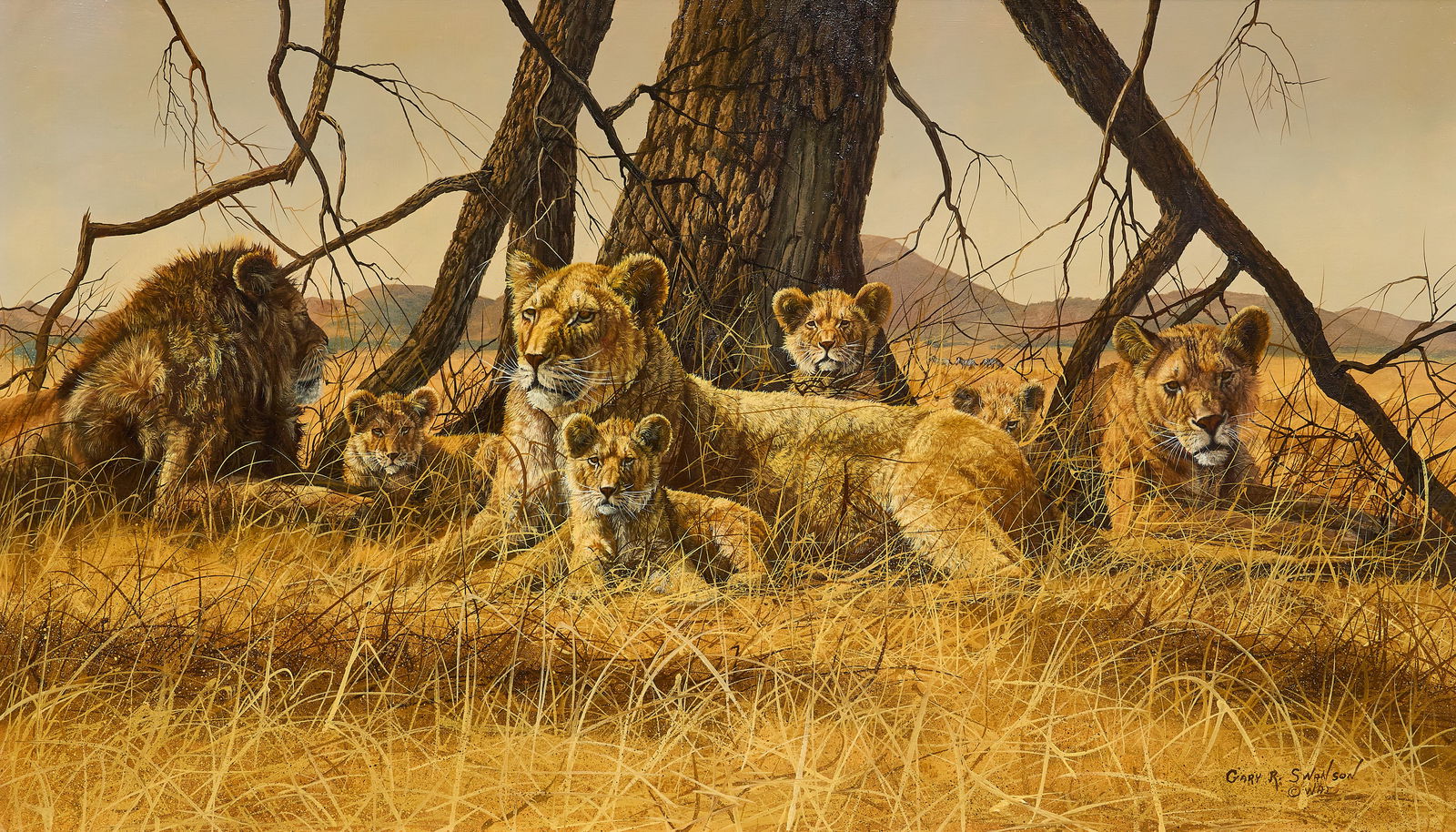 Gary Swanson, Pride of Lions (1 of 4)