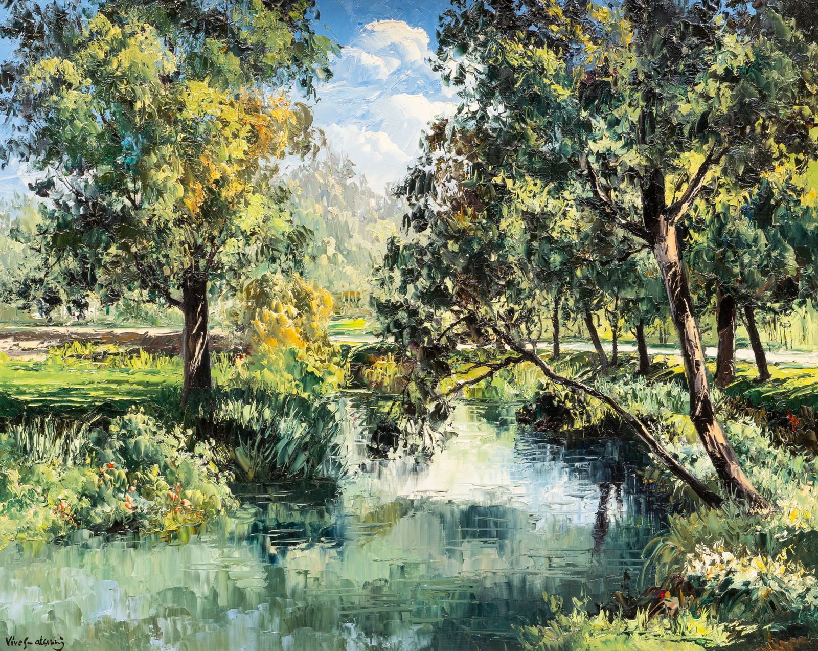 Jose Vives-Atsara, "Brackenridge Park, San Antonio, Texas", 1967 (1 of 7)