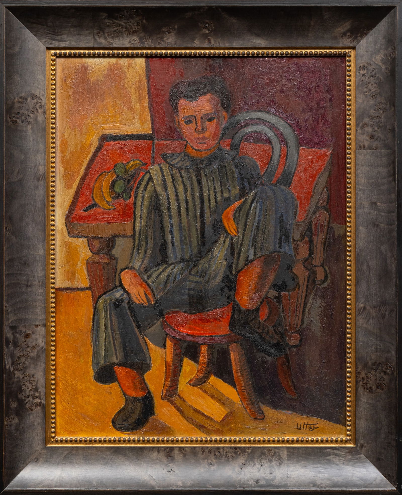 Bror Utter, Seated Harlequin - 2