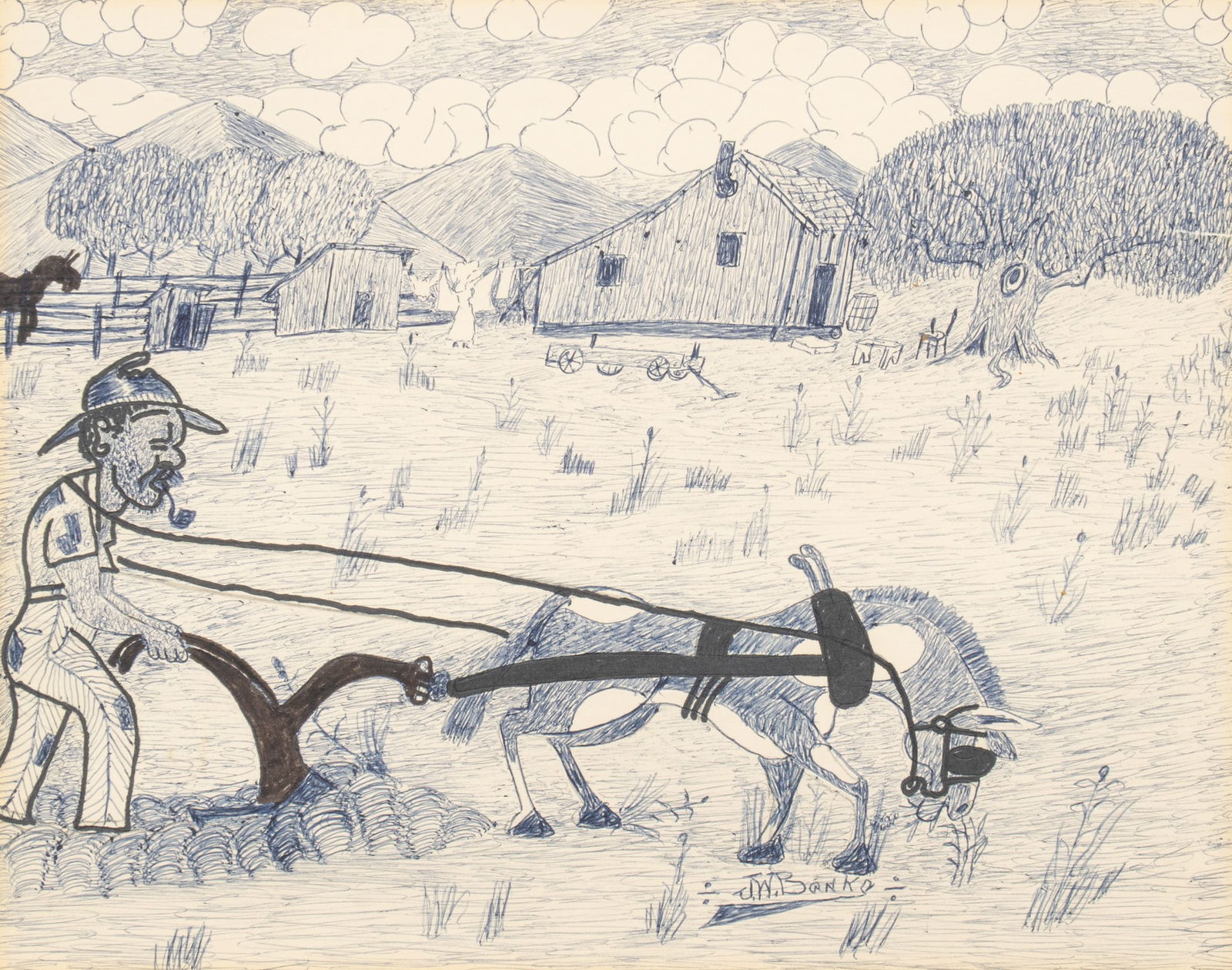 Johnny Banks, Plowing Scene (1 of 4)
