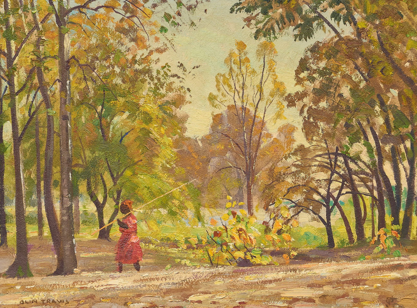 Olin Travis, Woman in Woods (1 of 4)