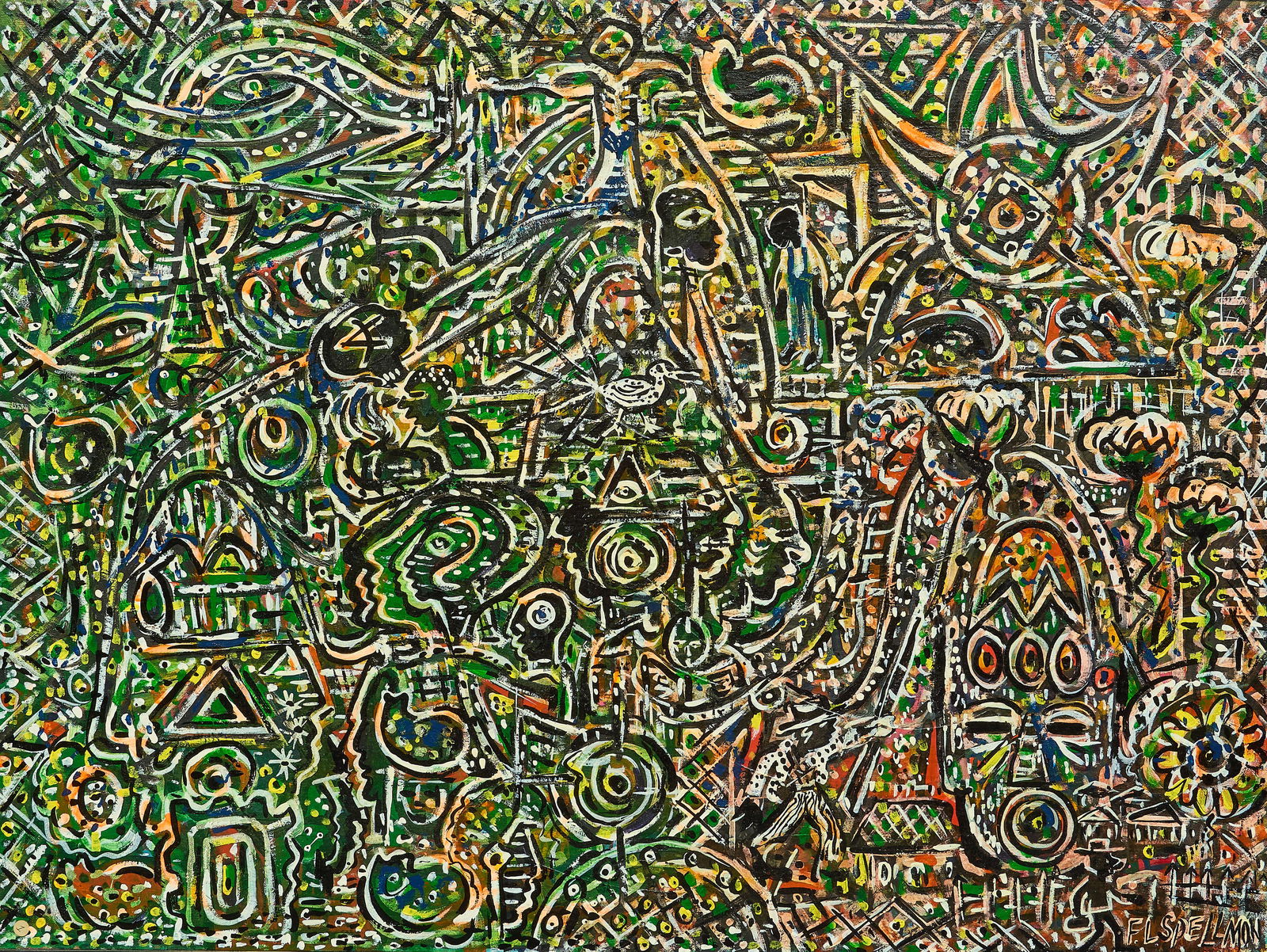 F. L. "Doc" Spellmon, "Reflection" (1 of 4)