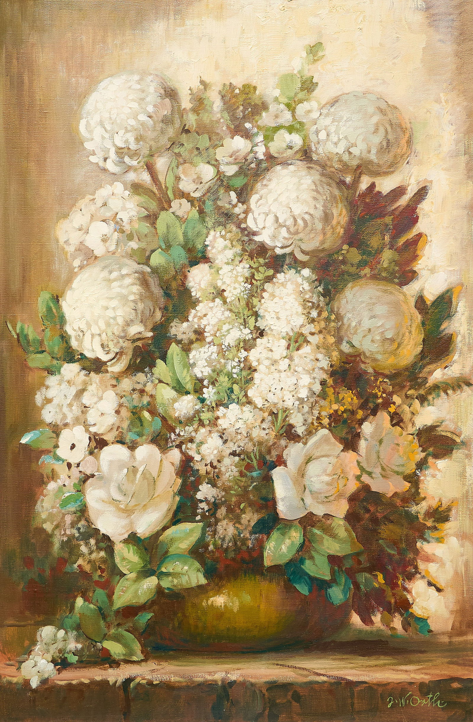 John Orth, "White Mums" (1 of 4)
