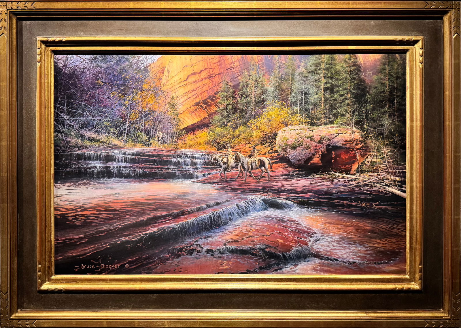 Bruce Cheever, "Crimson Cascade" - 2