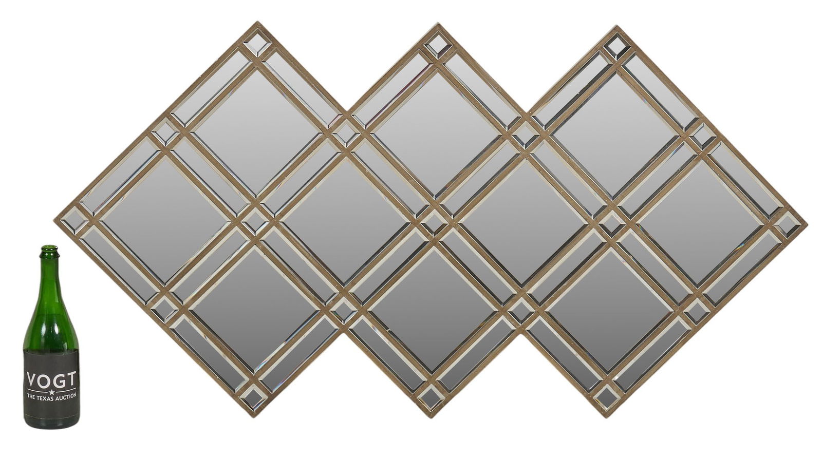 Geometric Beveled Wall Mirror - 2