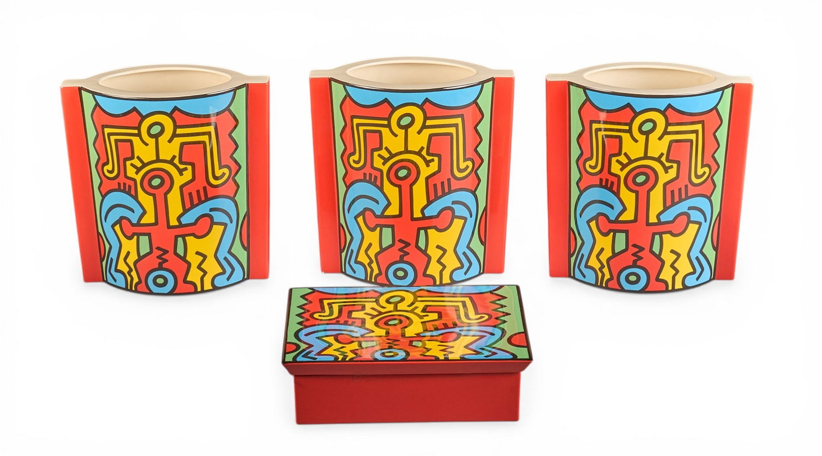 (4) Keith Haring Villeroy & Boch Ceramics (1 of 10)